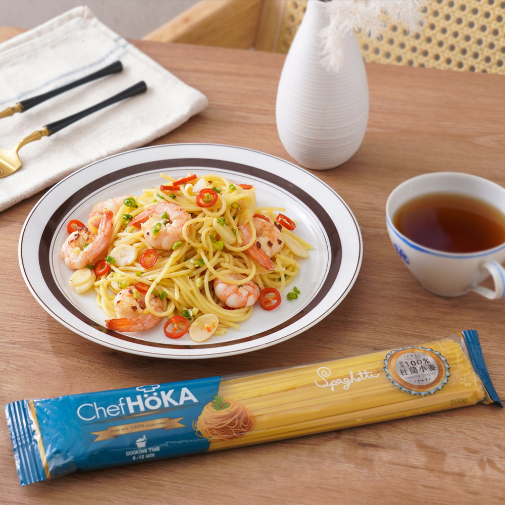 Chef   100% 100%杜蘭小麥 COOKING TIME MIN200g