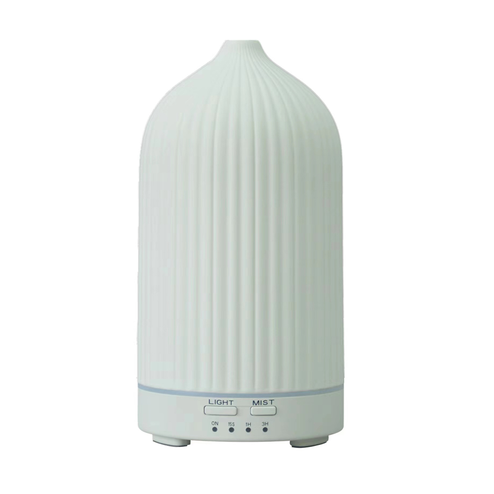 Les Nez Fragrance Nose-Zen Style Ceramic Ultrasonic Fragrance Water Oxygen Machine-Snow White Ripple/Buy Get 3 Essences - Fragrances - Other Materials White