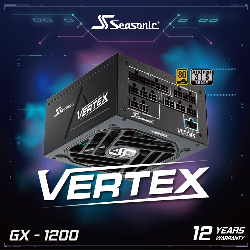 ㅁㅁ Sesonic80PLUSGOLDATX 35READYDESATAMaSeasonicVERTEXE -VERTEXVERTEXGX-120012 YEARSWARRANTY