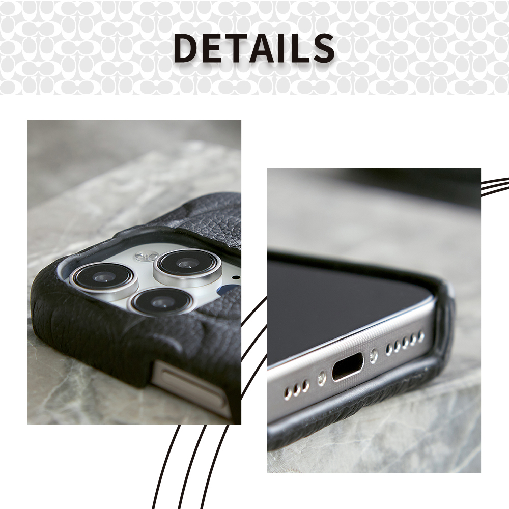 iPhoneアクセサリー COACH CIPH-122-SCBLK BLACK 公式】COACH – コーチ モバイルアクセサリー レディース